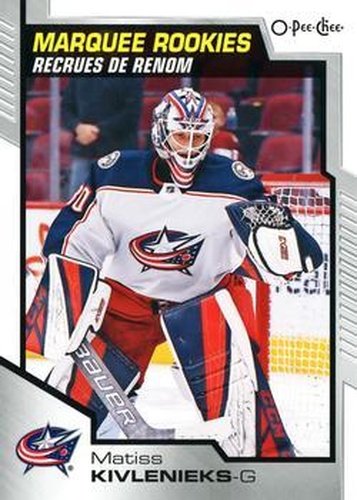 #509 Matiss Kivlenieks - Columbus Blue Jackets - 2020-21 O-Pee-Chee Hockey