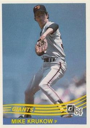 #509 Mike Krukow - San Francisco Giants - 1984 Donruss Baseball