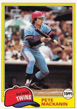 #509 Pete Mackanin - Minnesota Twins - 1981 Topps Baseball