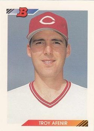 #509 Troy Afenir - Cincinnati Reds - 1992 Bowman Baseball