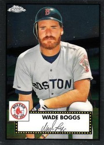 #509 Wade Boggs - Boston Red Sox - 2021 Topps Chrome Platinum Anniversary Baseball