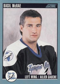 #509 Basil McRae - Tampa Bay Lightning - 1992-93 Score Canadian Hockey