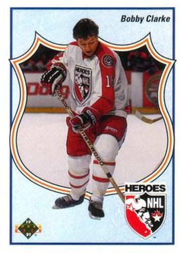 #509 Bobby Clarke - Philadelphia Flyers - 1990-91 Upper Deck Hockey