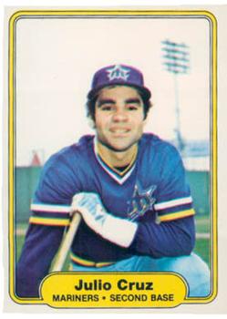 #509 Julio Cruz - Seattle Mariners - 1982 Fleer Baseball