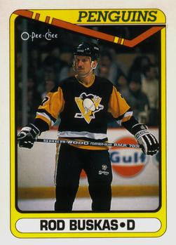 #509 Rod Buskas - Pittsburgh Penguins - 1990-91 O-Pee-Chee Hockey