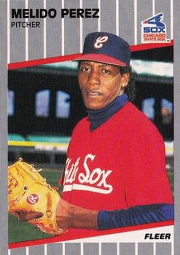 #509 Melido Perez - Chicago White Sox - 1989 Fleer Baseball