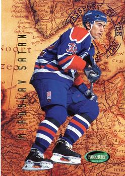#509 Miroslav Satan - Edmonton Oilers - 1995-96 Parkhurst International Hockey