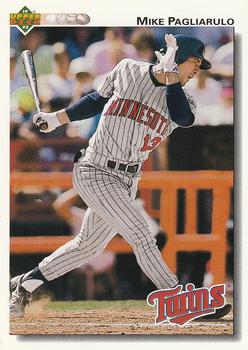 #509 Mike Pagliarulo - Minnesota Twins - 1992 Upper Deck Baseball