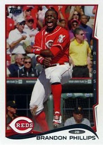 #509c Brandon Phillips - Cincinnati Reds - 2014 Topps Baseball