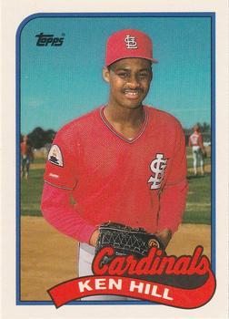 #50T Ken Hill - St. Louis Cardinals - 1989 Topps Traded Baseball