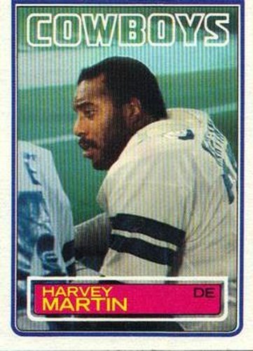 #50 Harvey Martin - Dallas Cowboys - 1983 Topps Football