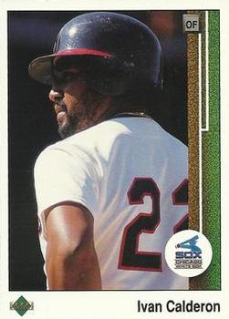#650 Ivan Calderon - Chicago White Sox - 1989 Upper Deck Baseball