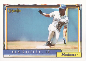 #50 Ken Griffey Jr. - Seattle Mariners - 1992 O-Pee-Chee Baseball