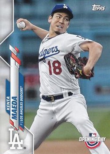 #50 Kenta Maeda - Los Angeles Dodgers - 2020 Topps Opening Day Baseball