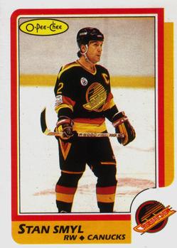 #50 Stan Smyl - Vancouver Canucks - 1986-87 O-Pee-Chee Hockey