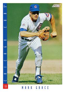 #50 Mark Grace - Chicago Cubs - 1993 Score Baseball