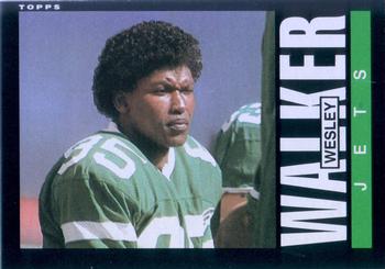#350 Wesley Walker - New York Jets - 1985 Topps Football