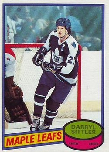 #50 Darryl Sittler - Toronto Maple Leafs - 1980-81 O-Pee-Chee Hockey