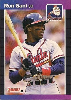 #50 Ron Gant - Atlanta Braves - 1989 Donruss Baseball