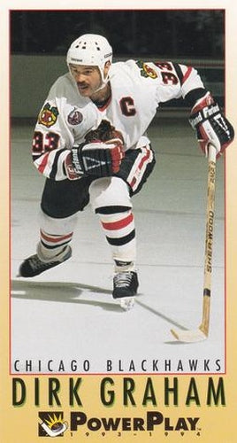 #50 Dirk Graham - Chicago Blackhawks - 1993-94 Fleer PowerPlay Hockey