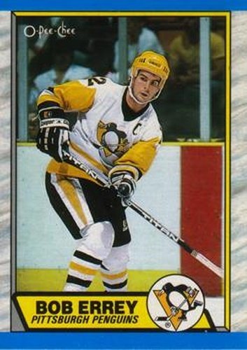 #50 Bob Errey - Pittsburgh Penguins - 1989-90 O-Pee-Chee Hockey