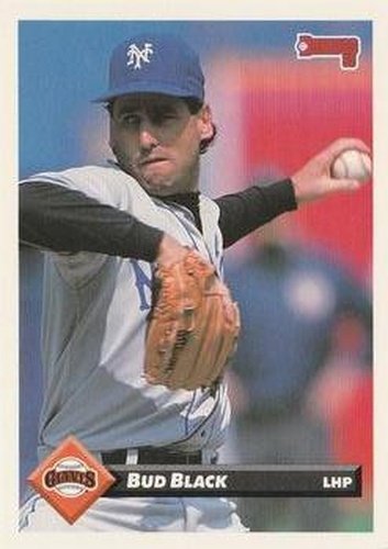 #50 Bud Black - San Francisco Giants - 1993 Donruss Baseball