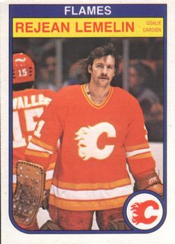 #50 Rejean Lemelin - Calgary Flames - 1982-83 O-Pee-Chee Hockey