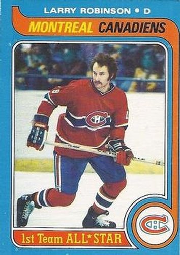 #50 Larry Robinson - Montreal Canadiens - 1979-80 O-Pee-Chee Hockey