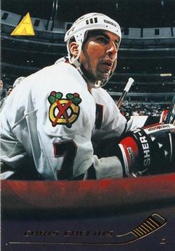 #50 Chris Chelios - Chicago Blackhawks - 1995-96 Pinnacle Hockey