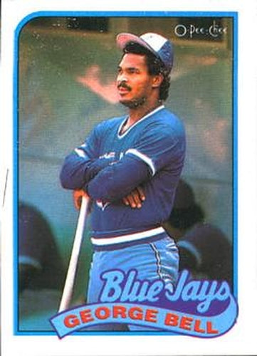 #50 George Bell - Toronto Blue Jays - 1989 O-Pee-Chee Baseball