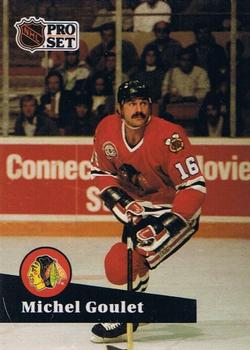 #50 Michel Goulet - 1991-92 Pro Set Hockey
