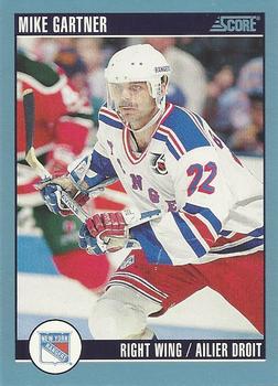 #50 Mike Gartner - New York Rangers - 1992-93 Score Canadian Hockey