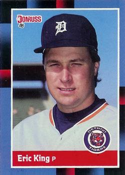 #50 Eric King - Detroit Tigers - 1988 Donruss Baseball