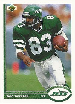 #50 Jo Jo Townsell - New York Jets - 1991 Upper Deck Football