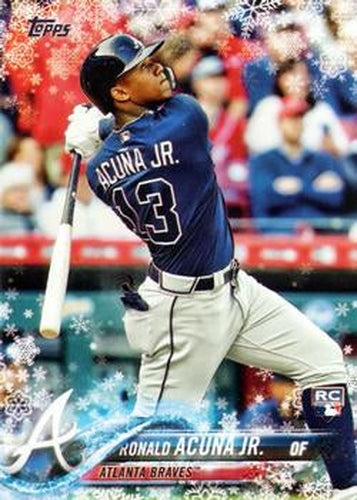 #HMW50 Ronald Acuna Jr. - Atlanta Braves - 2018 Topps Holiday Baseball
