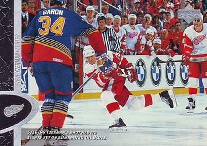 #50 Steve Yzerman - Detroit Red Wings - 1996-97 Upper Deck Hockey