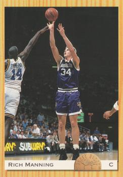 #50 Rich Manning - Washington Huskies - 1993 Classic Draft Picks Basketball