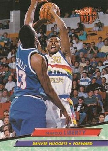 #50 Marcus Liberty - Denver Nuggets - 1992-93 Ultra Basketball