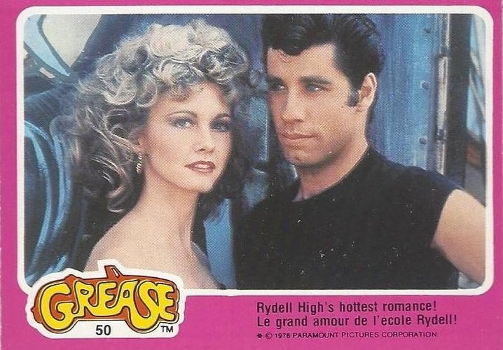 #50 Rydell High's Hottest Romance! - 1978 O-Pee-Chee Grease