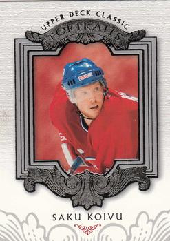#50 Saku Koivu - Montreal Canadiens - 2003-04 Upper Deck Classic Portraits Hockey
