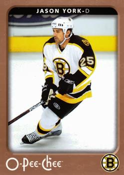 #50 Jason York - Boston Bruins - 2006-07 O-Pee-Chee Hockey