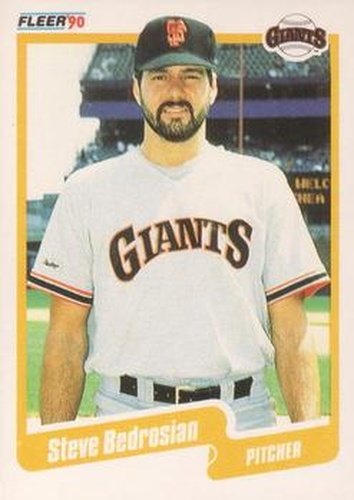 #50 Steve Bedrosian - San Francisco Giants - 1990 Fleer USA Baseball