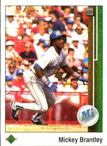 #550 Mickey Brantley - Seattle Mariners - 1989 Upper Deck Baseball