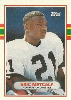 #50T Eric Metcalf - Cleveland Browns - 1989 Topps Traded Football