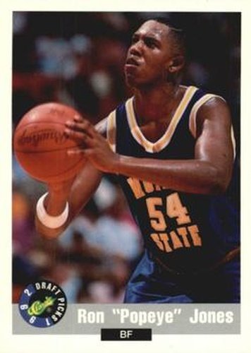 #50 Ron "Popeye" Jones - Murray State Racers - 1992 Classic Draft Basketball