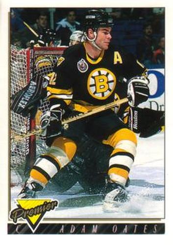 #50 Adam Oates - Boston Bruins - 1993-94 O-Pee-Chee Premier Hockey