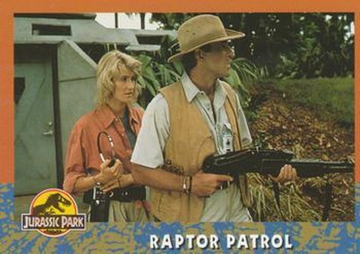 #50 Raptor Patrol - 1993 Topps Jurassic Park