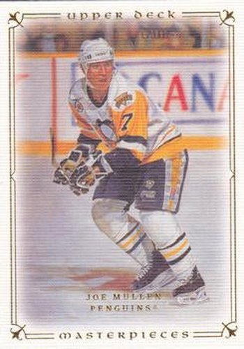 #50 Joe Mullen - Pittsburgh Penguins - 2008-09 Upper Deck Masterpieces Hockey
