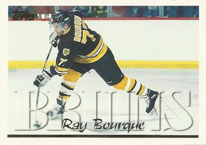 #50 Ray Bourque - Boston Bruins - 1995-96 Topps Hockey