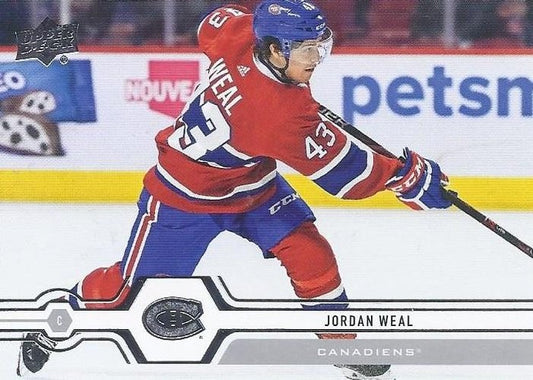 #50 Jordan Weal - Montreal Canadiens - 2019-20 Upper Deck Hockey